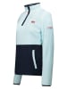 Geographical Norway Fleece trui "Touki" lichtblauw/donkerblauw