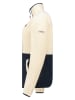 Geographical Norway Fleece trui "Touki" crème/donkerblauw