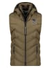 Geographical Norway Doorgestikte bodywarmer "Valor" kaki