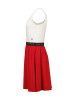 Geographical Norway Kleid "Jodia" in Weiß/ Rot