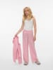 Vero Moda Girl Hose "Annie" in Pink/ Weiß
