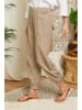 Lin Passion Linnen broek taupe