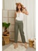 Lin Passion Leinen-Hose in Khaki