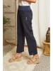 Lin Passion Leinen-Hose in Dunkelblau