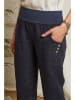 Lin Passion Leinen-Hose in Dunkelblau