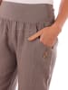 Lin Passion Linnen broek taupe