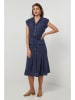 Lin Passion Leinen-Kleid in Dunkelblau