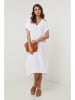 Lin Passion Sukienka w kolorze białym