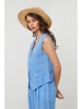 Lin Passion Lniana kamizelka w kolorze błękitnym