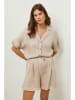 Lin Passion Leinen-Bluse in Beige