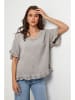 Lin Passion Bluse in Grau