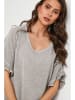 Lin Passion Bluse in Grau