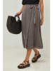 Lin Passion Lniana spódnica w kolorze antracytowym