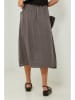 Lin Passion Lniana spódnica w kolorze antracytowym