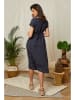 Lin Passion Leinen-Kleid in Dunkelblau