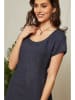 Lin Passion Linnen jurk donkerblauw