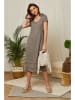Lin Passion Linnen jurk taupe