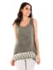 Lin Passion Leinen-Top in Khaki