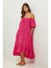 Lin Passion Leinen-Kleid in Pink