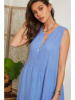 Lin Passion Leinen-Kleid in Hellblau