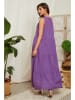 Lin Passion Leinen-Kleid in Lila