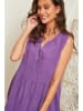 Lin Passion Leinen-Kleid in Lila