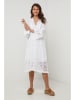Lin Passion Lniana sukienka w kolorze białym