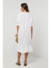 Lin Passion Leinen-Kleid in Weiß