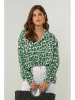 Lin Passion Blouse groen/wit