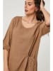 Lin Passion Lniana sukienka w kolorze jasnobrązowym