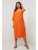 Lin Passion Linnen jurk oranje