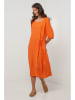 Lin Passion Linnen jurk oranje