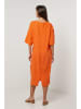 Lin Passion Linnen jurk oranje