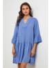 Lin Passion Lniana sukienka w kolorze niebieskim