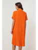 Lin Passion Leinen-Kleid in Orange