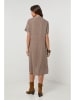 Lin Passion Linnen jurk lichtbruin
