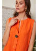 Lin Passion Leinen-Kleid in Orange