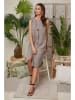 Lin Passion Leinen-Kleid in Hellbraun