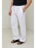 Lin Passion Spodnie w kolorze białym