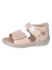 PEPINO Leren sandalen "Benita" goudkleurig
