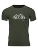 Traunstein Sport Functioneel shirt "Bergwelt" groen