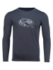 Traunstein Sport Funktionslongsleeve "Winterspiegelung" in Dunkelblau