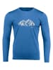 Traunstein Sport Funktionslongsleeve "Bergwelt" in Blau