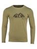 Traunstein Sport Functionele longsleeve "Bergwelt" olijfgroen