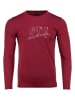 Traunstein Sport Functionele longsleeve "Skitour" rood