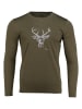Traunstein Sport Functionele longsleeve "Hirsch" kaki