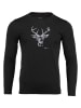 Traunstein Sport Functionele longsleeve "Hirsch" zwart