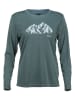 Traunstein Sport Funktionslongsleeve "Bergwelt" in Grün