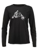 Traunstein Sport Funktionslongsleeve "Abfahrt" in Schwarz