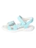 Ricosta Leren sandalen "Carola" lichtblauw